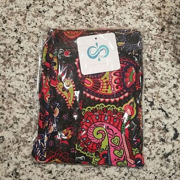 Butter Soft Black Paisley Print Leggings OS - Picture 2 of 3